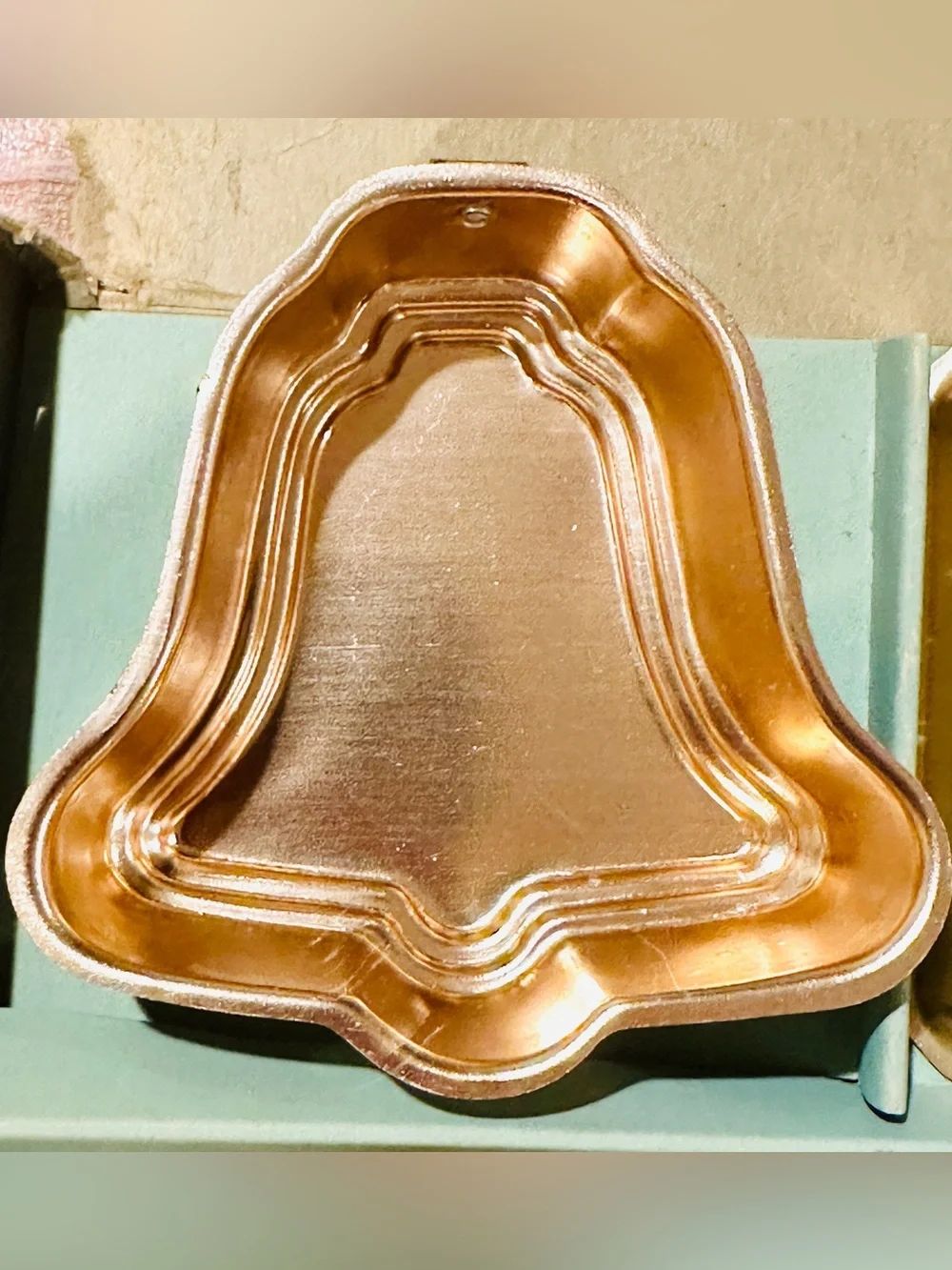 Vintage Mirro Copper Tone Aluminum Gelatin Molds 6-Pc Set 1950-‘60s -Excellent